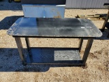 30x57 Black Small Table 5/16 top