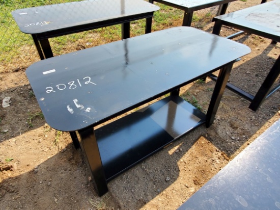 30" x 57" Black Small Table 5/16" Top