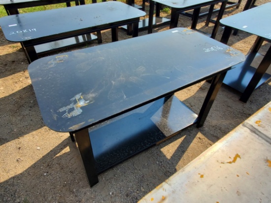 30" x 57" Black Small Table 5/16" Top