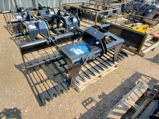 76" QT Skeleton Grapple Single Cylinder