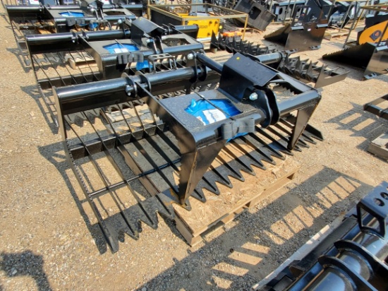 76" QT Skeleton Grapple Single Cylinder