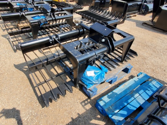 76" QT Skeleton Grapple Single Cylinder