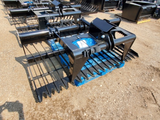 76" QT Skeleton Grapple Single Cylinder