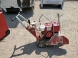 MK Concrete Saw w/Briggss & Stratton Motor