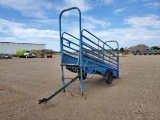 Shopmade Mobile Stairwell Cattle Chute Trailer