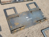Skid Steer Plate w/Guard 5/16