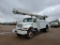 2001 International 4900  4X4 Bucket Truck