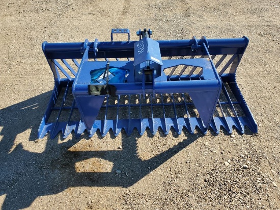 76" Skeleton Grapple Single Cylinder
