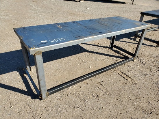 30" x 90" Stacking Table w/10ga Top