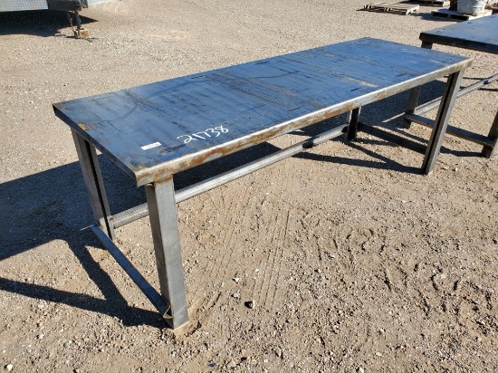 30" x 90" Stacking Table w/10ga Top
