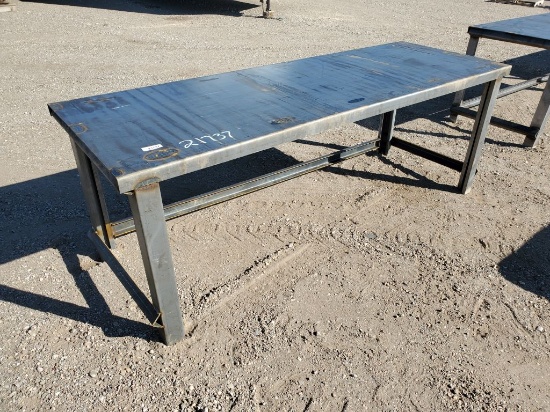 30" x 90" Stacking Table w/10ga Top