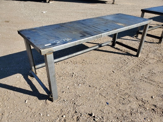 30" x 90" Stacking Table w/10ga Top