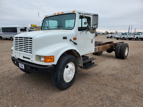 1995 International 4700  80 Inch Wide Steel Cab 68 and Chassis