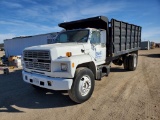 1990 Ford F600 Conventional Cab Dump Truck