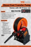 Fuel Pump w/Hose Reel Kit 15GPM TMG-DFP10