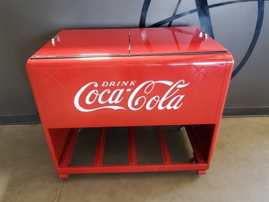 Vintage Coca-Cola Ice Chest w/Top