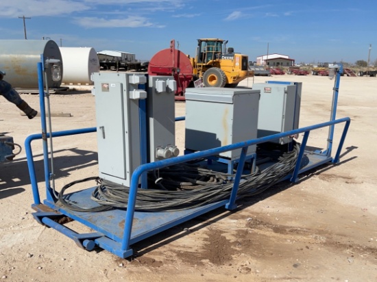 Electrical Transformer Mounted on Skid