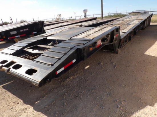 2012 Matrix Folding Neck Lowboy Trailer