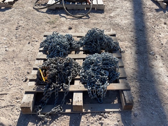 Set of (4) Tire Snow Chains