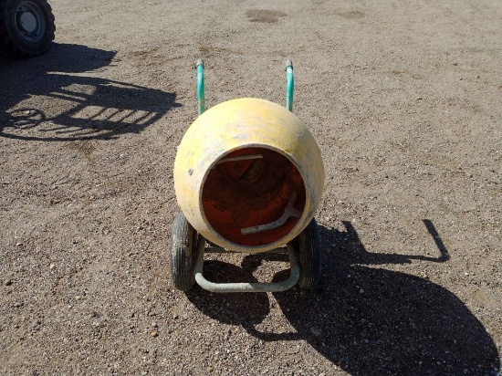Imer Electric Cement Mixer Wheelman II (POLY DRUM) 5 Cubic
