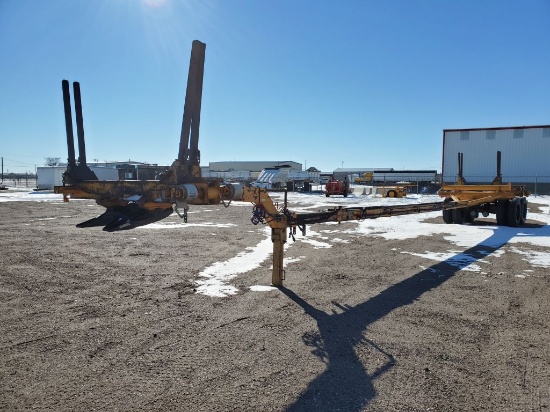 1950 Hobbs Inverted 5th Wheel Pole Trailer