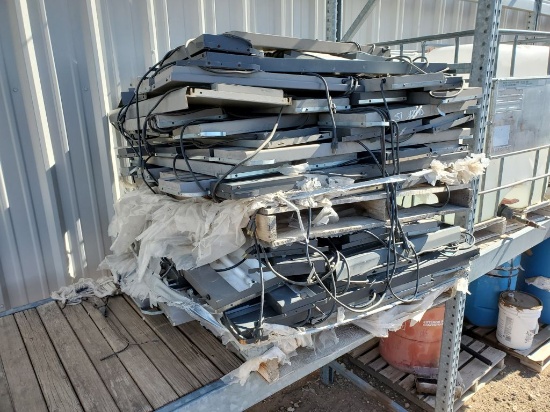 Pallet of Herman Miller Ceiling Light Fixtures