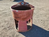 Concrete Dump Bucket w/Foot Pedal