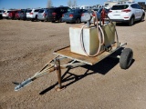 (2) 50 Gallon Fuel Tanks on Bumper Pull Trailer