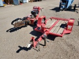 Barreto 912 Walk Behind Trencher/Trailer Combo