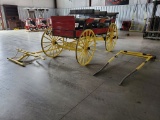 3 Row Horse Drawn Cart w/(2) Tongues
