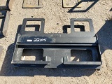 Skid Steer Plate w/Guard 5/16
