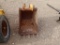 Backhoe Bucket Case 580 (Yellow) 20 Inch