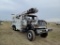 Burned 2013 International WorkStar 7600  Tri Axle SFA 6X4 Bucket Truck