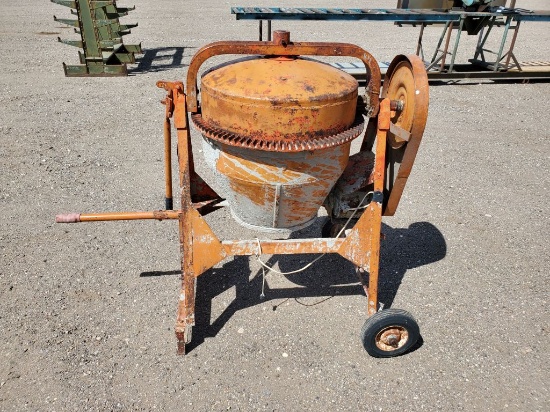 Mobile Electric Cement Mixer