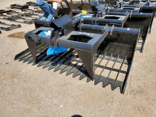 76" QT Skeleton Grapple Single Cylinder