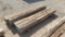 (4) Wooden Beams 8' x 9