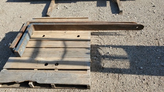 Set of Pallet Forks for Forklifts