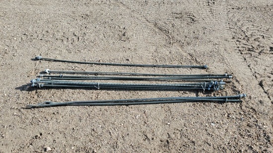Threaded Standard Rods w/Nuts on Ends