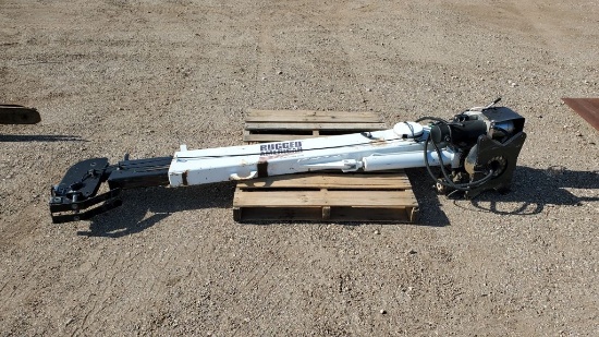 Rugged American Hydraulic Truck Mount Crane