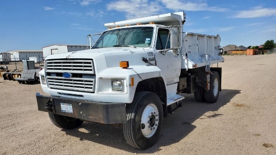 1991 Ford F800f Conventional Cab Dump Truck