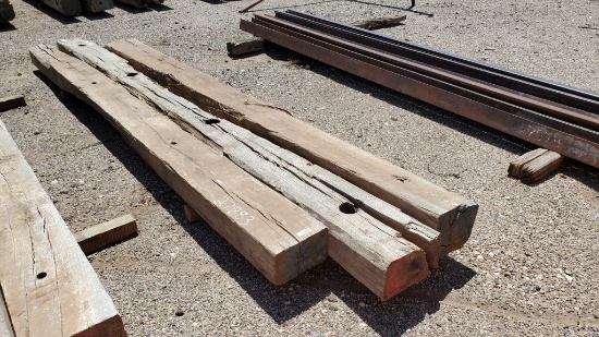 (3) 7" x 11" x 16' Oak Beams