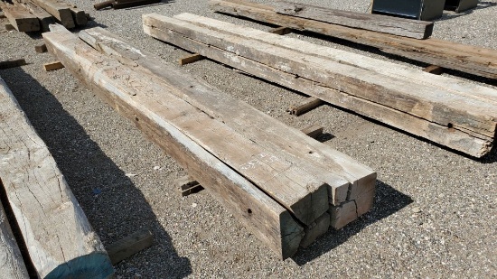 (2) Wooden Beams 14'5" x 12" x 12"