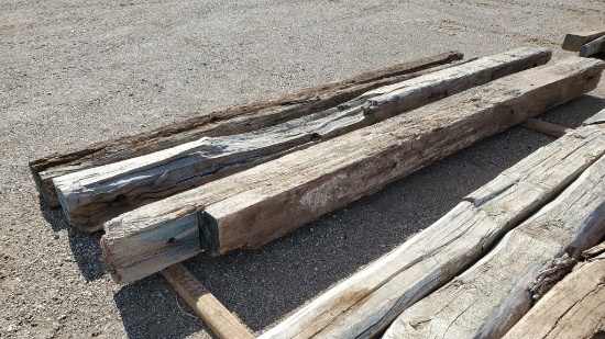 (3) Wooden Beams 16' x 11" x 14"