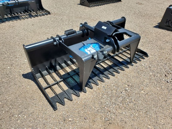 76" QT Skeleton Grapple Single Cylinder