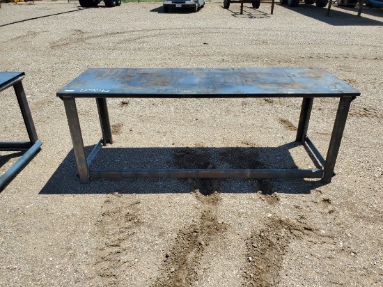 30" x 90" Stacking Table w/10ga Top