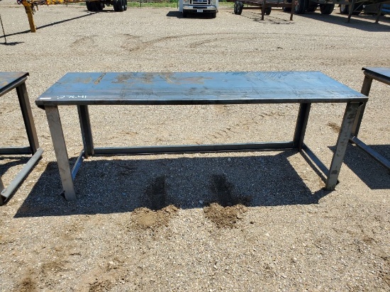30" x 90" Stacking Table w/10ga Top