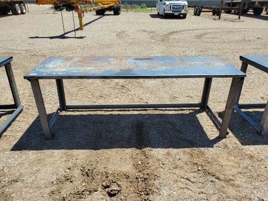 30" x 90" Stacking Table w/10ga Top