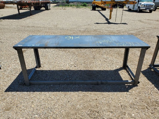 30" x 90" Stacking Table w/10ga Top