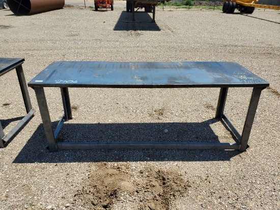 30" x 90" Stacking Table w/10ga Top