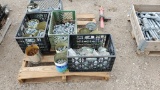 (4) Crates of Industrial Nuts and Bolts